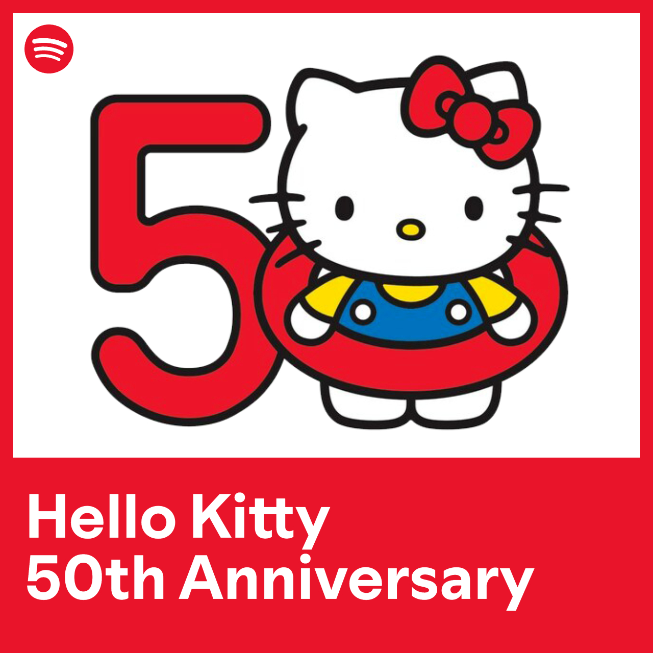 Spotifyからハローキティ50周年プレイリストが登場