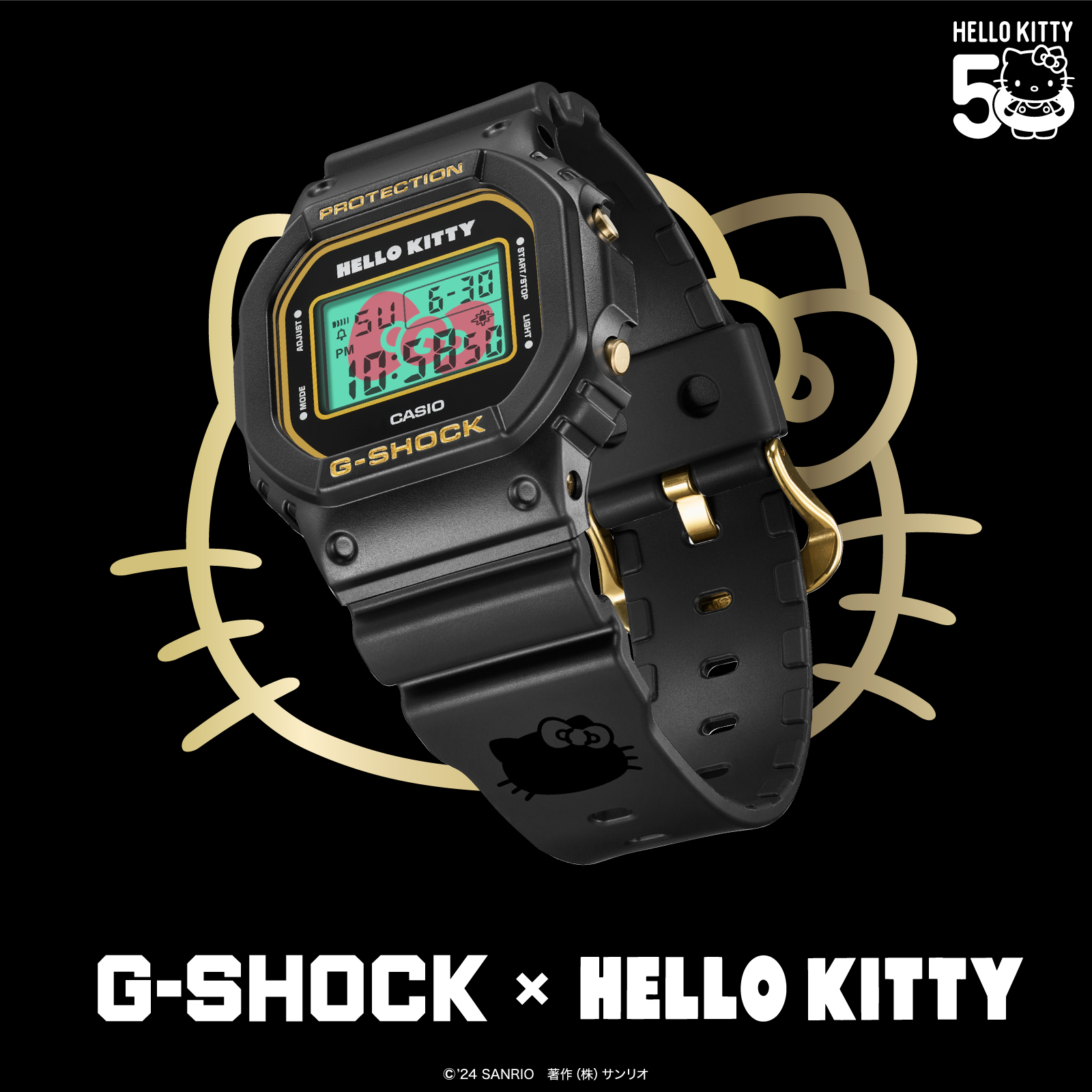 G-SHOCK×ハローキティのコラボレーションモデルが登場！