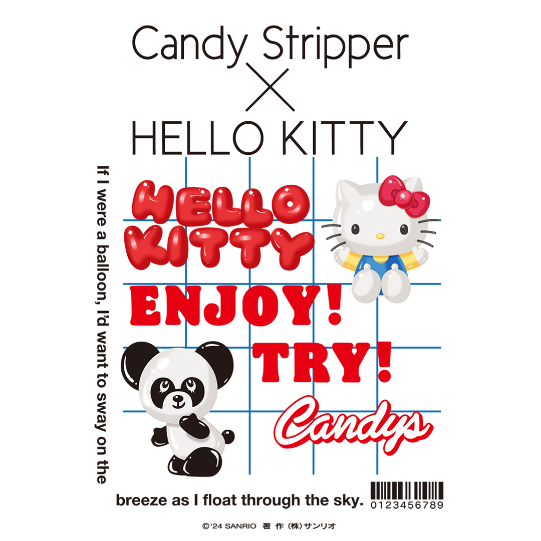 第6弾！Candy Stripper × ハローキティアイテムが登場